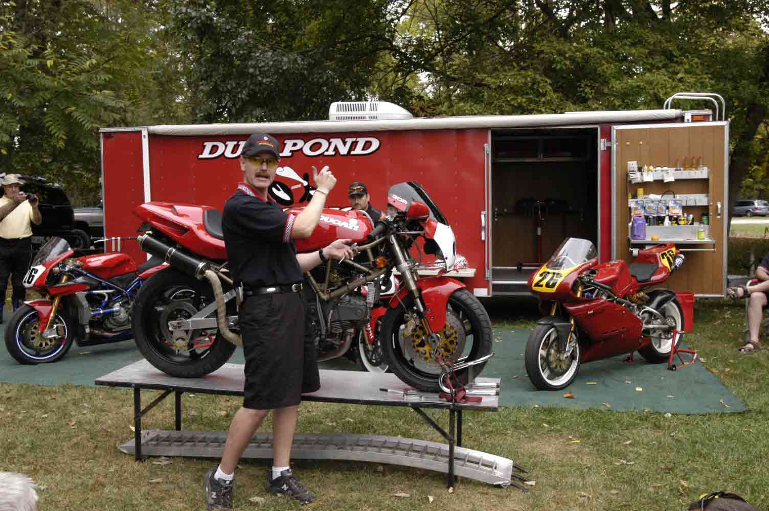 Donnie and a suspension demo